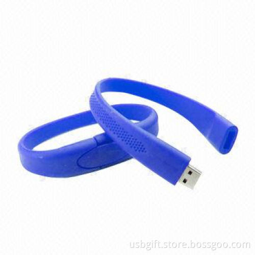 2GB Bracelet USB Flash Drives with Good Quality Products, Customized Logos Available